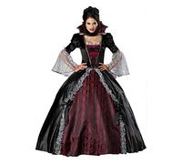 Forever Young Women's Adult Deluxe Gothic Vampire Witch Halloween Fancy Dress Costume (UK Size 8)