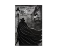 Forever Yours, A Vampire Love Story in A Romantic Gothic Art Style. Canvas Poster Bedroom Decor Landscape Office Room Decor Gift 08x12inch(20x30cm)