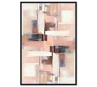 Forever Yours Canvas Print Pastel Decor by Art Remedy, Black Frame, 10 x 15