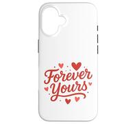 Forever Yours Heart Lettering Art Case for iPhone 16