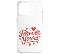 Forever Yours Heart Lettering Art Case for iPhone 16 Pro