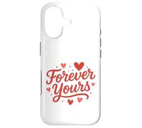 Forever Yours Heart Lettering Art Case for iPhone 17