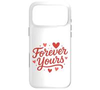Forever Yours Heart Lettering Art Case for iPhone 17 Pro Max