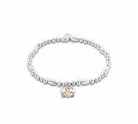 Forever Yours Sterling Silver Dwynwen Affinity Bracelet with Opal Clogau Metallics One Size