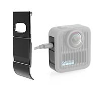 Forevercam Aluminum Battery Door Cover for GoPro MAX 2 Accessories Battery Charge While Using Black