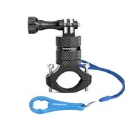 Forevercam Bicycle Handlebar Aluminium Mount Alloy Mountain Bike Holder 360 Degree Rotation Rack Cradle Compatible for GoPro DIJ Insta 360 Action Camera