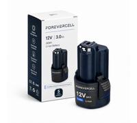 Forevercell 12V 3.0Ah Replacement Battery Compatible with Bosch Professional GBA 12V Li-Ion Tool Battery 36Wh