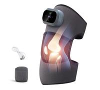 foreverLily Heated Knee Massager Cordless Heated Knee Pads Rechargeable Knee Warp with Vibration 3 Adjustable Intensity 5 Heating Levels Knee Support Wrap for Knee Elbow Shoulder Relax