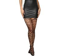 Forevers Women's Suspender Tights Stockings Fishnet Garter Pantyhose High Waisted With Garter, Snails