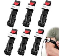 Foreverup 6 Pack Tourniquet, Hemostatic Bandage, Outdoor Emergency Tourniquet, Single Handed Application Tourniquets for Outdoor Hiking Camping Military Tactical First Aid Medical Battle