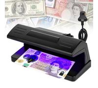 Foreverup Counterfeit Money Detector, Note Checker, UV LED Light Money Checker Machine, Fraud Prevention Money Checker, Spots Fake Money Notes Easily for Shops Hotels Supermarkets, UK Plug