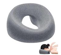 Foreverup Face Down Pillow, Massage Headrest for Bed, Breathable Table Face Cradle Rest Cushion, U-Shaped Massage Face Pillow, Removable Memory Foam Beauty Pillow for Spa, Salons, Massage