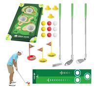 Foreverup Upgraded Kids Golf Set, Mini Golf Games with 9 Balls, 3 Golf Clubs & Putting Mat, Toddler Mini Golfs Games, Indoor and Outdoor Sports Toys Gifts for Boys Girls Teenagers