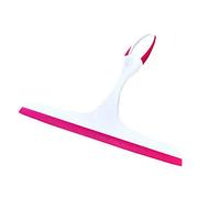 FOReverweihuajz Glass Window Wiper Tiles Cleaner Squeegee Shower Bathroom Mirror Cleaning Brush Car Windscreen Cleaning Tool Rose Red