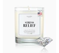 Foreverwick Stress Relief Candle | Diamond Candle Gift | Relaxing Scent | Aromatherapy for Bath, Destress & Clearance | Strong Scented Candles for Decor | 14 oz & 70 Hours Burning Time