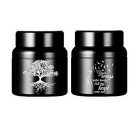 ForeverWill 2 Pack Durable Small Cremation Urn for Human Pet Ashes Holder Mini Memorial Cremation Urns to Share,Tree of Life Urns,Your Wings Were Ready,My Heart Was Not
