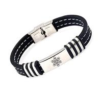 ForeverWill Minimalist Sacred Geometry Metatron's Cube Silicone Bracelet Geometric 13 Circles Hexagram Seal of Archangel Protection Symbol Bangle Solomon Amulet Jewellery for Womem Men, 8.26 Inch