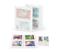 ForeverYoung 7-Inch Minigem Diamond Art Storage Book, 160 Pages Diamond Painting Accessories and Tools with Clear Protectors, Portfolio Folder for Artwork Organizer (2 Packs)
