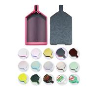 Foreveryoung Bold Diamond Art Tray with Lid - Bi-Tonal Diamond Painting Accessories & Storage Tool for 5D Diamond Art Beads, Night Berry Burst