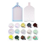 Foreveryoung Cottony Diamond Art Tray with Lid - Bi-Tonal Diamond Painting Accessories & Storage Tool for 5D Diamond Art Beads, Pastel Candy Heart