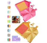 ForeverYoung Crystalline 2-Piece Diamond Art Trays with Lids, Rio Glow