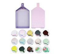 Foreveryoung Dreamy Diamond Art Tray with Lid - Bi-Tonal Diamond Painting Accessories & Storage Tool for 5D Diamond Art Beads, Lavender Blush Mist
