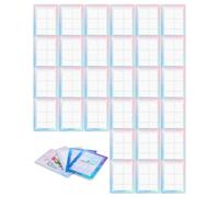 ForeverYoung Freestyle Mini Diamond Art Cards with Holographic Rainbow Effect for Diamond Art Beads, 30 Sheets 3-Inch Freestyle Cards with Glue Diamond Art Accessories, No Pattern - Round (No Drills)