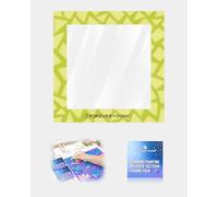 ForeverYoung Reusable Diamond Art Release Film 30 PCS Honeydew | Non-stick release paper for diamond painting. 10×10cm reusable sheets help section artwork easily and keep workspace clean.