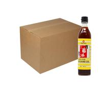 FOREWAY 100% Pure Toasted Sesame Oil 500ml (Pack of 12)