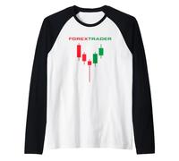 Forex Trader and Day Trader Trading Chart Raglan Baseball Tee