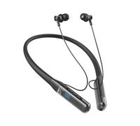 ForFuego Neckband Bluetooth Earbuds, Hi-Fi Spatial Audio & Dual Driver, Game/Music Modes, ENC Noise Cancellation, BT 5.4, Mirror Power Display, Sport Ready