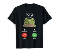 Forg Calling Funny Meme Frog is Calling Misspelled T-Shirt