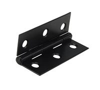 Forge 75mm Butt Hinge with Powder Coated Finish - Black (Pack of 2)