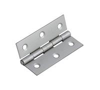 Forge 75mm Butt Hinge with Satin Chrome Finish (Pack of 2)