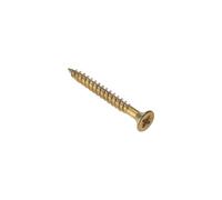 Forge CSK1128EB General Purpose Pozi Screw CSK TT Electro Brass 1.1 / 2in x 8 Box of 200