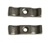 Forge FGECATCHBUTT 50mm Turn Button Powder Coated Finish - Black (Pack of 2)