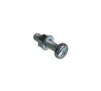 Forge FPMSPH520 Machine Screw Pozi Pan Head ZP M5 x 20mm Forge Pack of 10