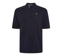 forge Men Polo T-Shirt Casual Plain Tee Lightweight Breathable Top Collared Shirt for Big Men UK - Navy - 5XL