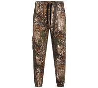 Forge Men's Jogging Bottom Camouflage Tree Combat Jungle Print Big Size, Camo Colour, UK Size 3XL