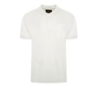 Forge Men's Plus Size Polo Shirt Casual Plain Polo Shirt Lightweight Breathable Collared Shirt for Big and Tall Men UK, White Colour, Size- 6XL