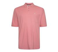 Forge Men's Plus Size Polo Shirt Casual Plain Polo Shirt Lightweight Breathable Collared Shirt for Big and Tall Men UK, Pink Colour, Size- 3XL