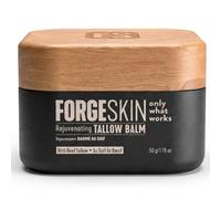 FORGE SKIN Wrinkle Defense Beef Tallow Balm for Men, Face Moisturizer, Anti-Aging Skin Cream, Natural Facial Care Lotion with Essential Oils, 50 ml