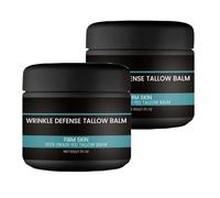 Forge Wrinkle Defense Tallow Balm, Forge Beef Tallow Skin Care for Men, Tallow Face Moisturizer Skin Care, Natural Tallow Moisturizer, Anti-Wrinkle Night Serum, Mens Face Cream (Tallow Balm, 2PCS, A)