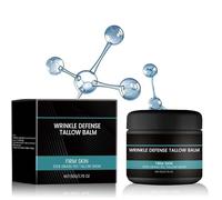 Forge Wrinkle Defense Tallow Balm, Forge Beef Tallow Skin Care for Men, Tallow Face Moisturizer Skin Care, Natural Tallow Moisturizer, Anti-Wrinkle Night Serum, Mens Face Cream (Tallow Balm, 50g, A)