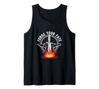 Forge Your Fate Knife Forger Blacksmith Fire Anvil Tank Top
