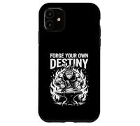 Forge Your Own Destiny Blacksmith Viking Hammer Metalworker Case for iPhone 11