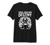 Forge Your Own Destiny Blacksmith Viking Hammer Metalworker Premium T-Shirt