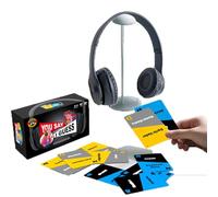 ForgeAgo You Say I Guess - Lip Reading Card Game for Adults & Families Based on TikTok Headphone Challenge, 40K Phrase Combinations, Fun Party Games for 2+ Players (Family Edition)