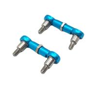 ForgeCore 1/28 Scale RC Car Metal Rear Ball Joint Link Rod Compatible With K969 K979 K989 K999 P929 P939 Models Replacement Parts(Blue)
