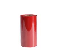 ForgeCore 110mm X 300m Color Barcode Printing Thermal Transfer Ribbons Wax Red Blue Green Yellow White Carbon Belt(Red 110mmX300mm)
